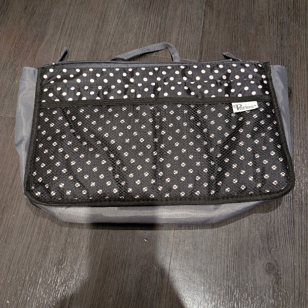 Black and Gray Bag Organizer